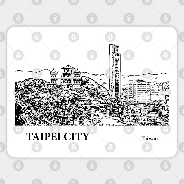 Taipei City Taiwan Sticker by Lakeric